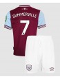 West Ham United Crysencio Summerville #7 Domácí dres pro děti 2024-25 Krátký Rukáv (+ trenýrky)